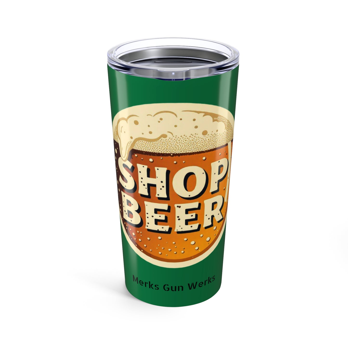 MGW Shop Beer Tumbler - 20oz Insulated Drinkware for Beer Lovers, Gift for Beer Enthusiasts, Reusable Travel Mug, Party Favor