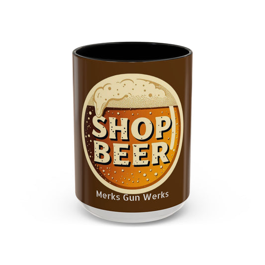 MGW Shop Beer Coffee Mug | Unique Gift for Beer Lovers, Fun Kitchen Décor, Stylish Coffee Cup, Home Barware, Perfect for Parties