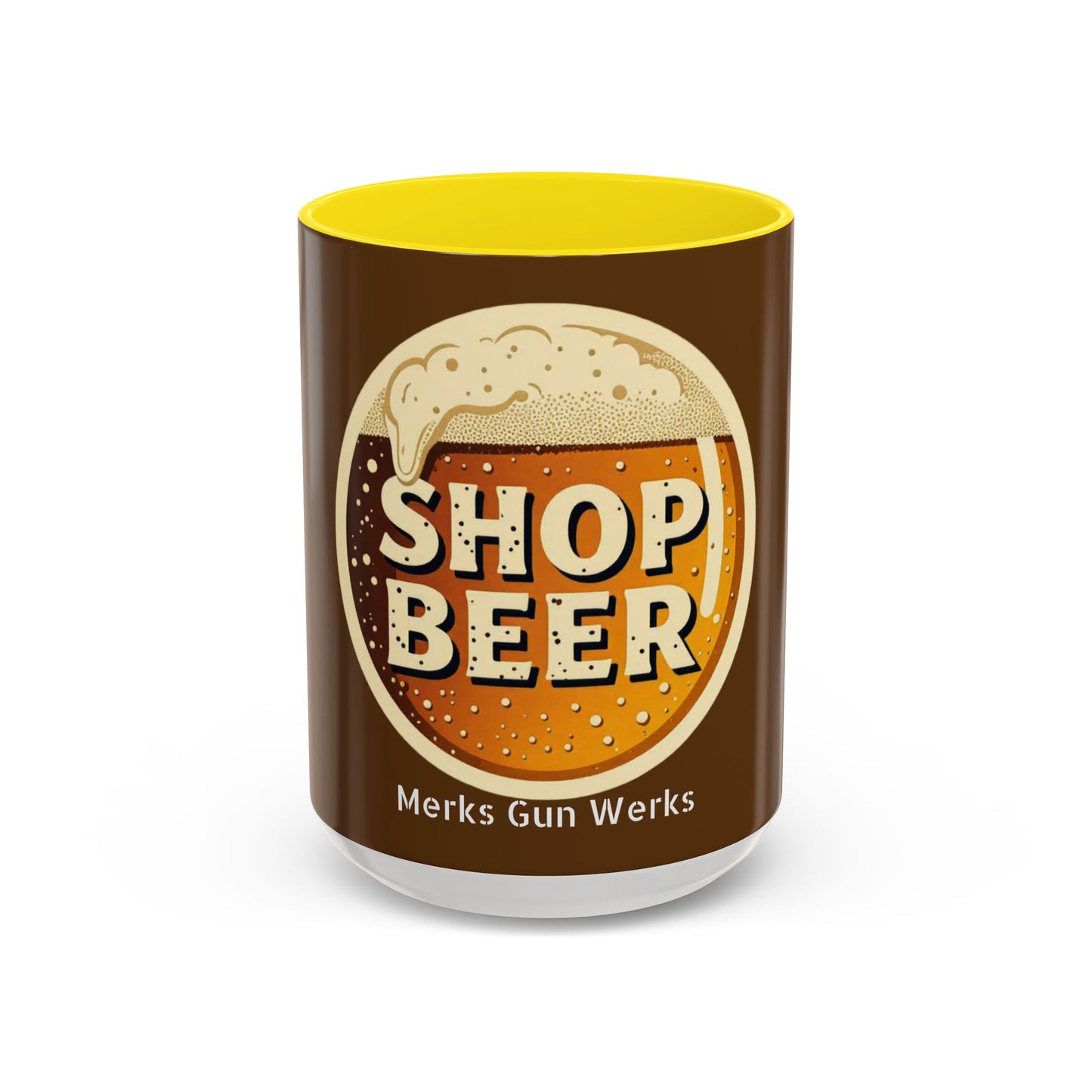 MGW Shop Beer Coffee Mug | Unique Gift for Beer Lovers, Fun Kitchen Décor, Stylish Coffee Cup, Home Barware, Perfect for Parties