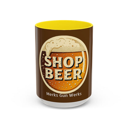 MGW Shop Beer Coffee Mug | Unique Gift for Beer Lovers, Fun Kitchen Décor, Stylish Coffee Cup, Home Barware, Perfect for Parties