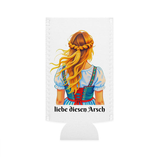 MGW Shop Beer, FOR THE LADIES | Slim Can Cooler for Festive Gatherings, Summer Barbecues, Birthday Parties, Oktoberfest Celebrations, Gifts for Beer Lovers