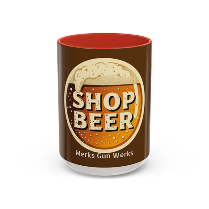 MGW Shop Beer Coffee Mug | Unique Gift for Beer Lovers, Fun Kitchen Décor, Stylish Coffee Cup, Home Barware, Perfect for Parties