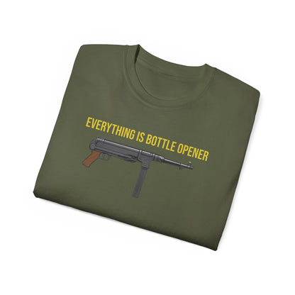 Everything Is Bottle Opener T-Shirt — Funny Gun Bottle Opener Tee